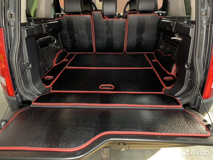 3d коврики на Land Rover Discovery 3-рядный салон