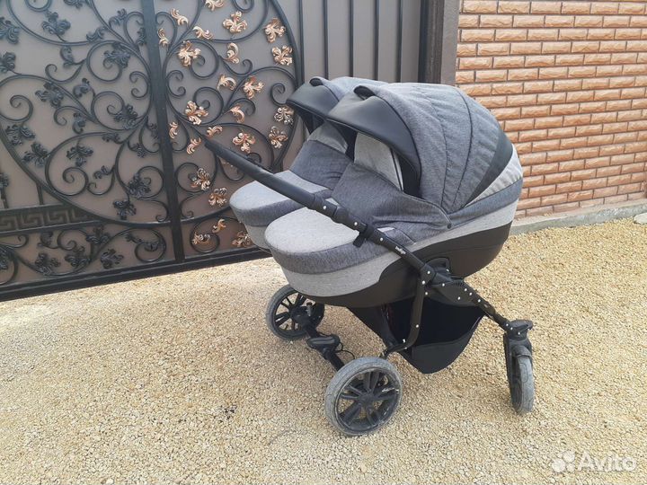 Коляска для двойни Indigo Duo 18