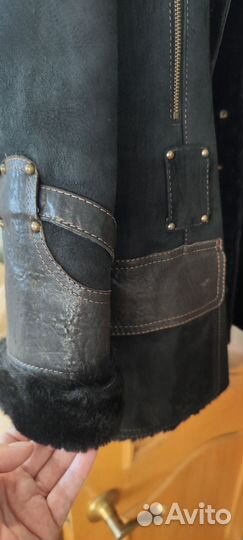 Дубленка натуральная женская 46 48 авиатор