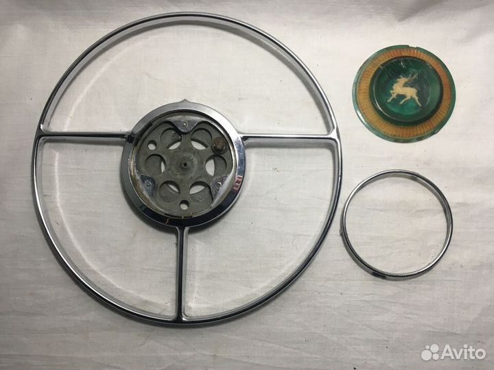 Хромовое кольцо-накладка сигнала на газ 21 СССР