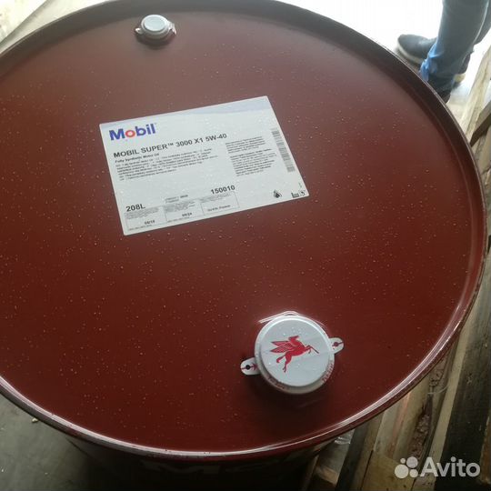 Моторное масло Mobil Super 3000 X1 5w-40 208л