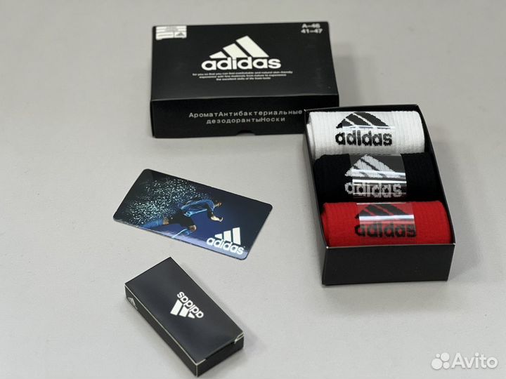 Подарочный набор носков Adidas 3шт