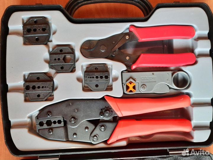 Набор для обжима кабелей HT-330K (coax. tool kits