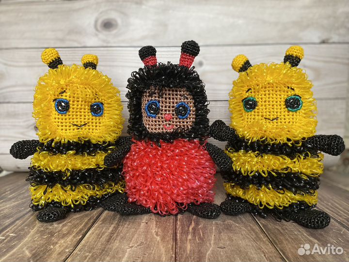 Мочалки игрушки на заказ ручная работа