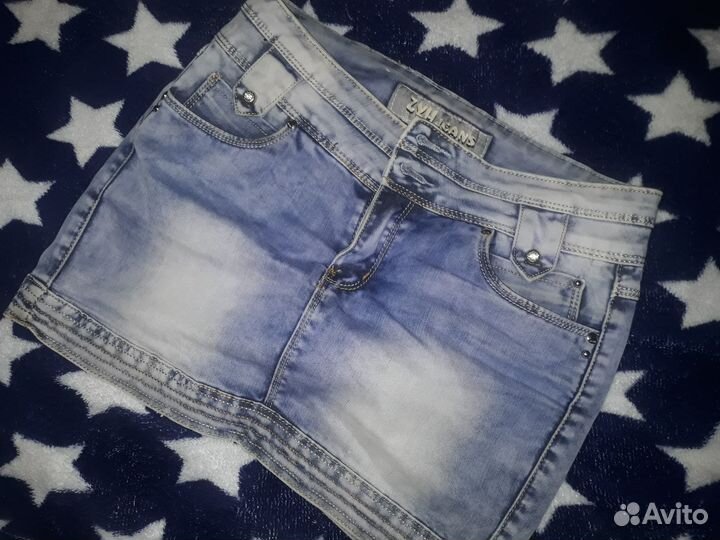 Джинсовая юбка