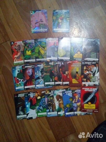 Карточки черепашки ниндзя