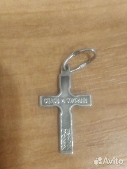 Крестик серебро