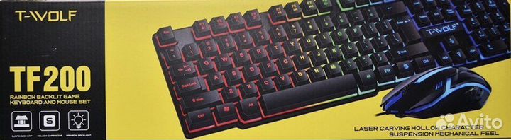Набор проводной T-wolf TF200 (клавиатура + мышь)