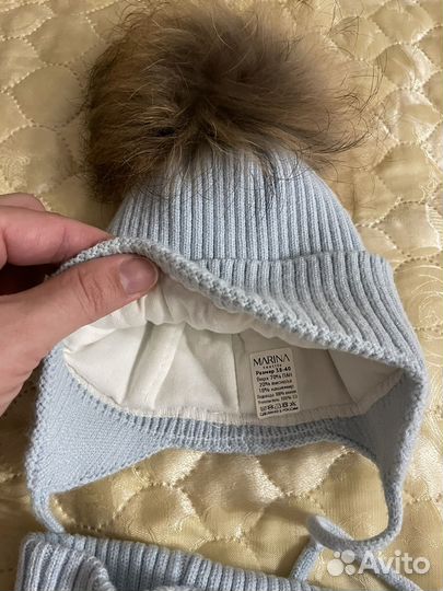 Комбинезон демисезонный 68 р и шапочка