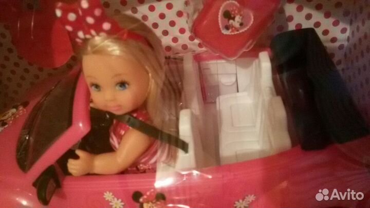 Машинка Минни с куклой Evi love