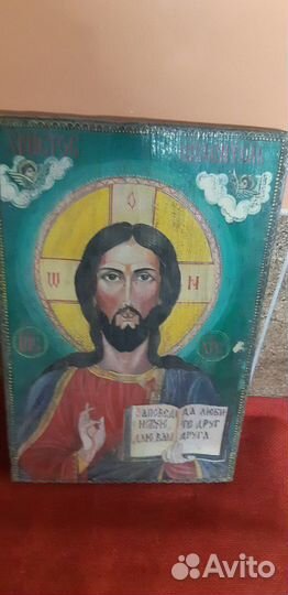 Икона Господь Вседержитель.Живопись