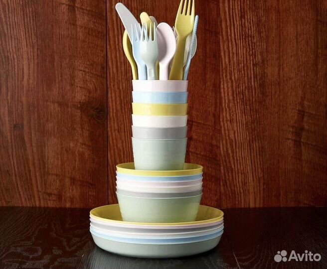 Набор детской посуды IKEA