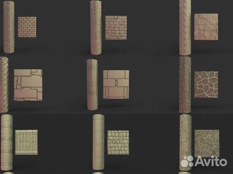 Ролик для создания текстуры. Textured rolling pin