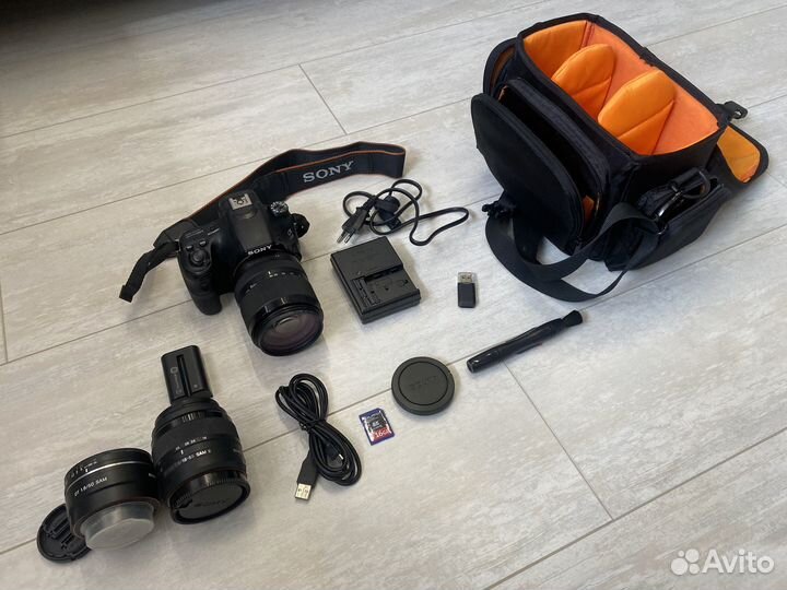 Фотоаппарат sony a58 и 3 объектива