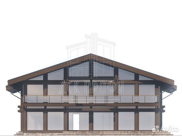 Каркасный дом под ключ Фахверк 366м2