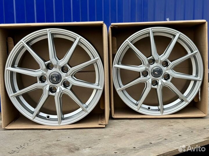 Диски r16 5x112 HRE NZ10 серебро