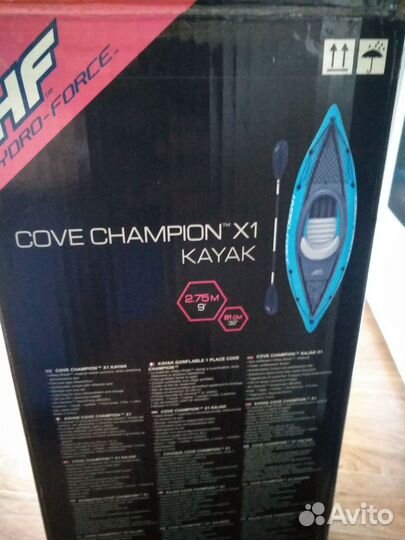 Новый одноместный надувной Каяк Hydroforce x1 Cove