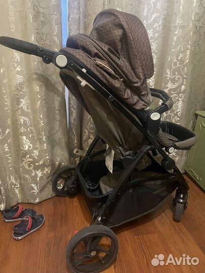 Коляска babyton urban коричневая