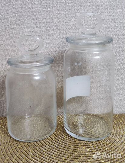Банки для сыпучих стекло
