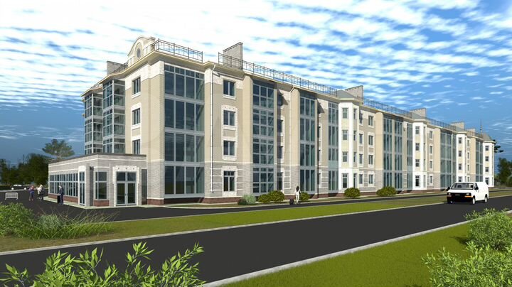 2-к. квартира, 62,8 м², 2/4 эт.