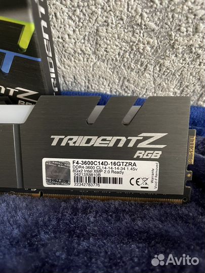 Оперативная память G.Skill Trident Z RGB 3600 cl14