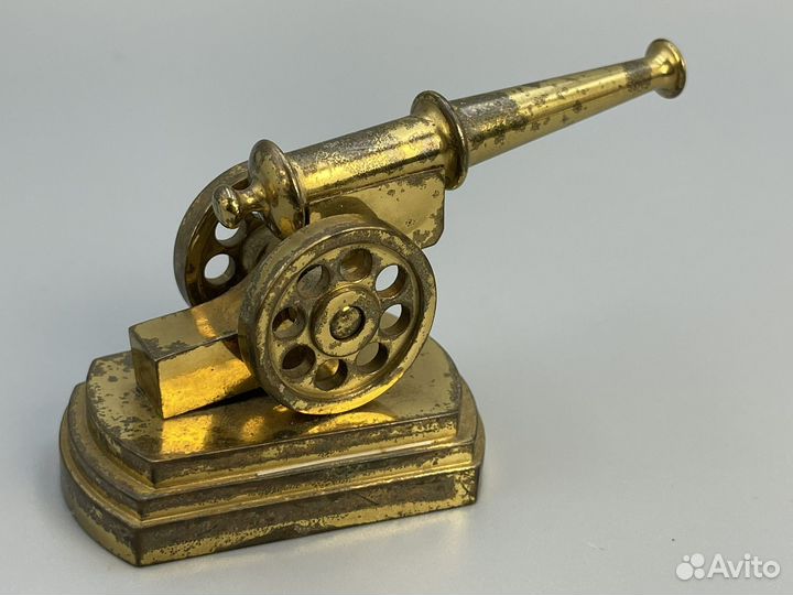 Сувенир пушка латунь СССР