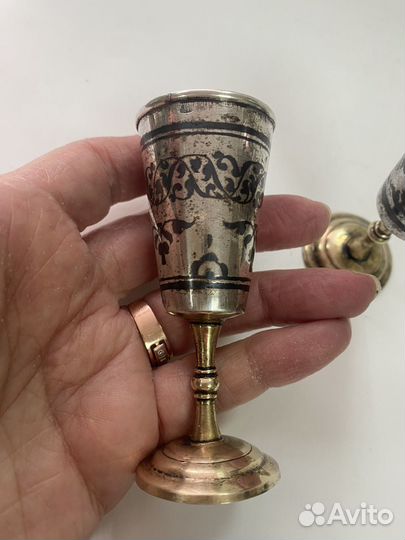 Рюмка серебряная