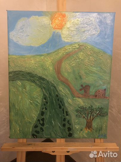 Картина маслом пейзаж