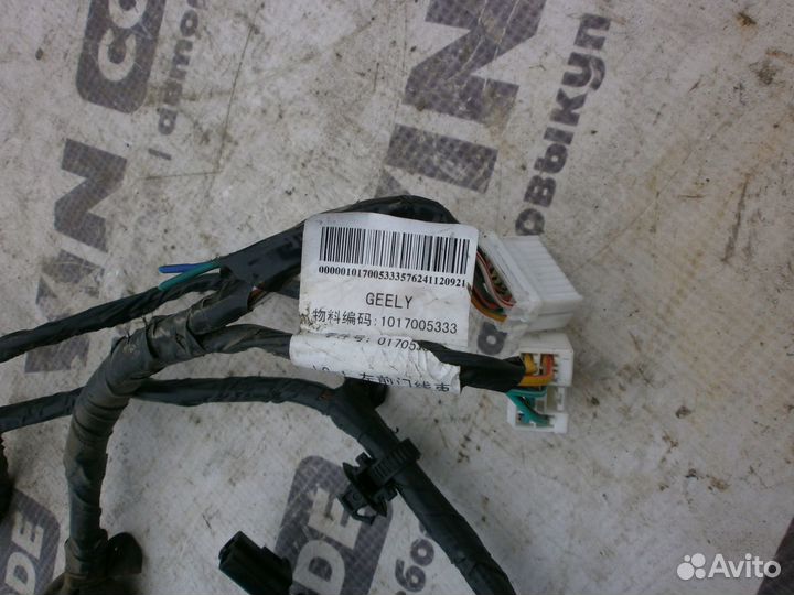 Проводка водительской двери Джили мк кросс