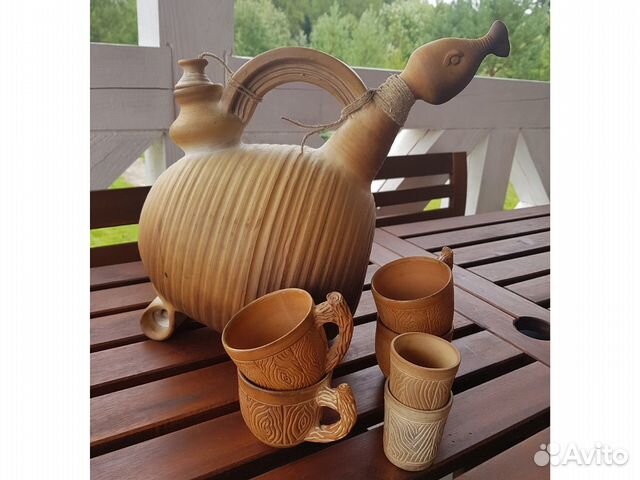 Глиняный кувшин новый набор