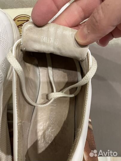 Кроссовки женские кожаные 40