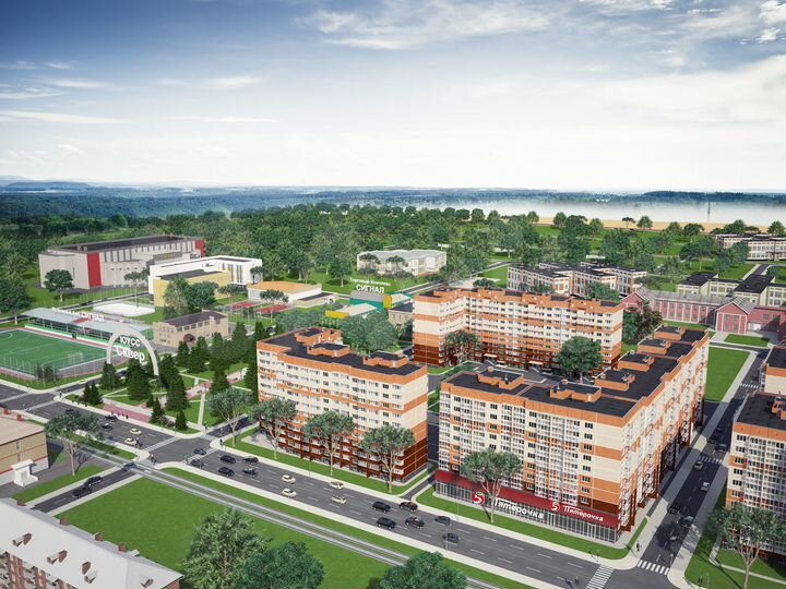 2-к. квартира, 58 м², 3/10 эт.