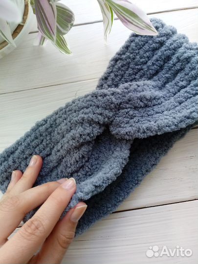 Вязаная повязка / на заказ