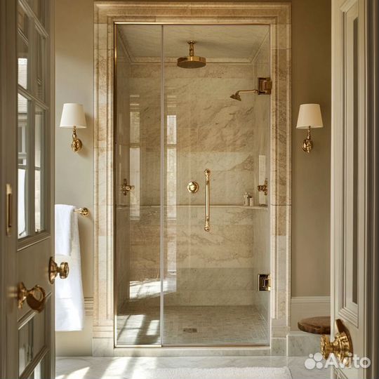 Душевые стеклянные перегородки на заказ