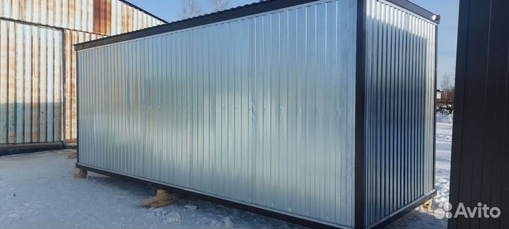 Бытовка-вагончик 6х2.4 утеплённая