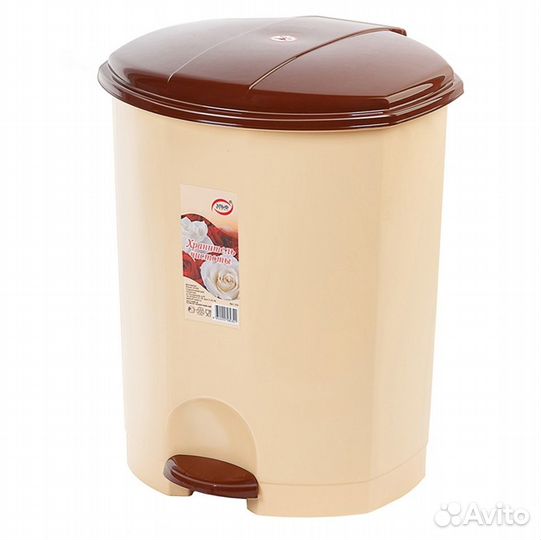 Контейнер для мусора с педалью 7 л