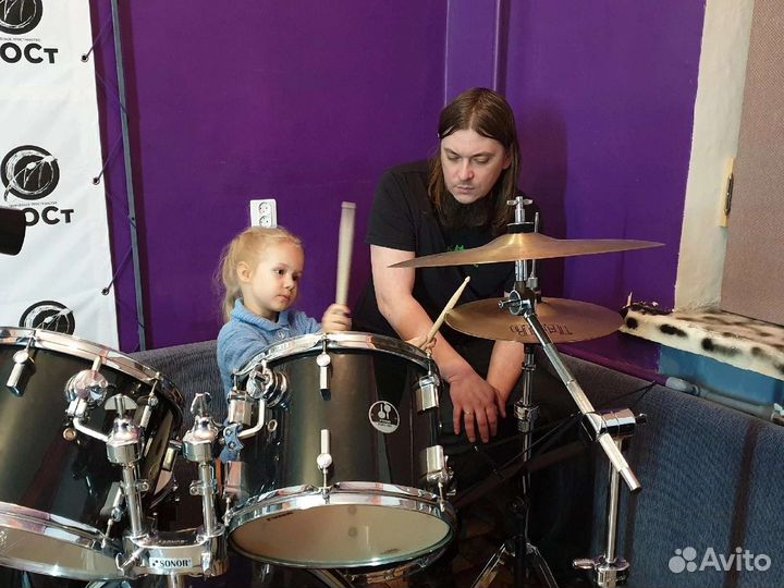 Уроки игры на барабанах. Занятия на ударных