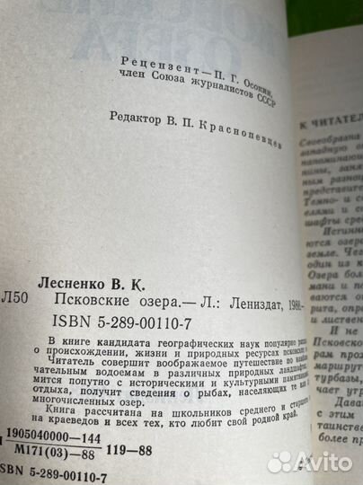 Псковские озера. Лесненко