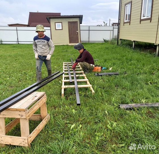 Винтовые сваи / Фундамент под ключ