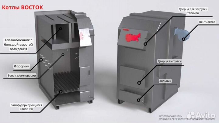 Котлы длительного горения для частного дома 3-25 кВт