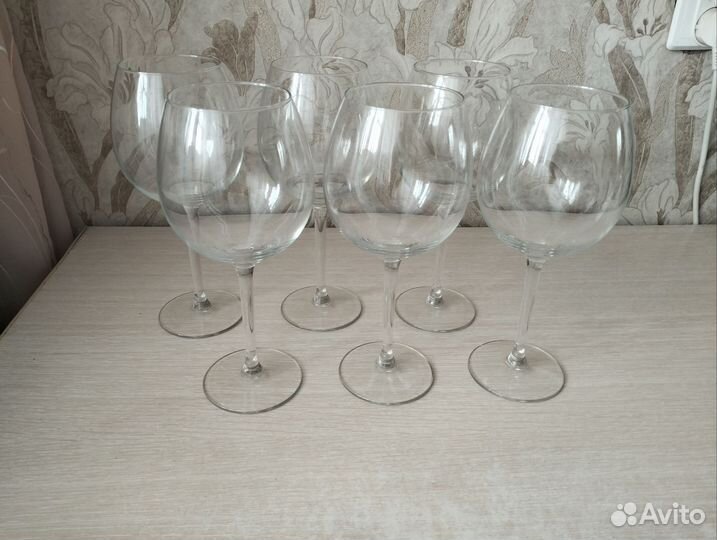 Набор бокалов для вина 6 штук