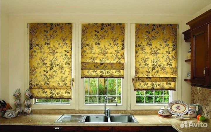 Римские шторы и жалюзи