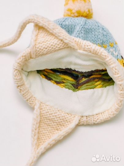 Шапка детская шерсть 3-5 лет, мальчик / девочка