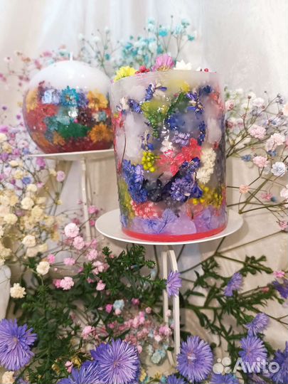 Наборы цветочных свечей