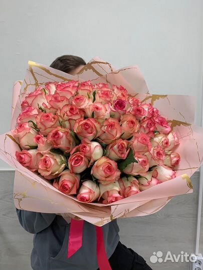 Розы кении, букет роз, 25 роз, 51 роза, 101 роза