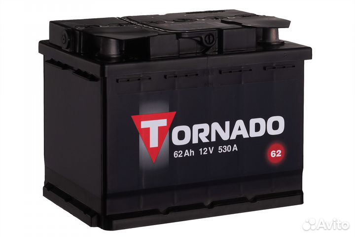 Аккумулятор автомобильный tornado 6CT-62 NR