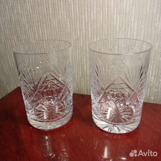 Хрустальные стаканы для подстаканника СССР