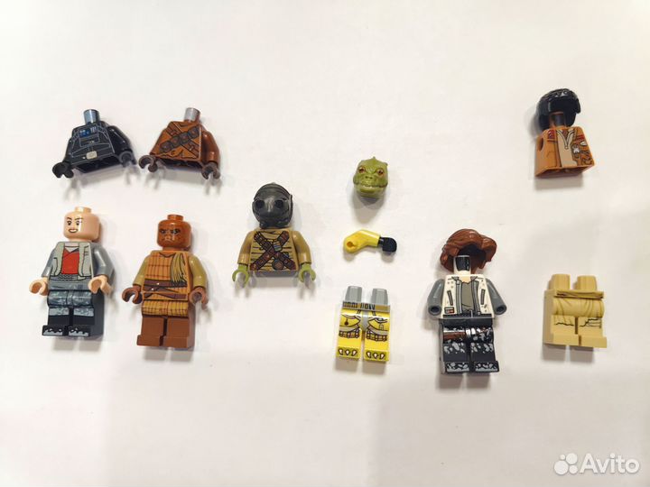 Lego Star Wars части минифигурок. Лот