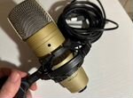 Микрофон behringer C-1U со стойкой и поп-фильтром