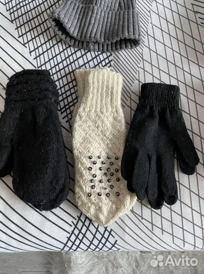 Платки, шапки, перчатки